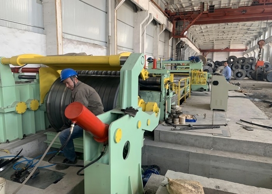 MAZS- (0,3-2) × 1300 mm metalen spoelsnijder voor materiaal van spoelen: koolstofstaal, roestvrij staal, gegalvaniseerde plaat enzovoort