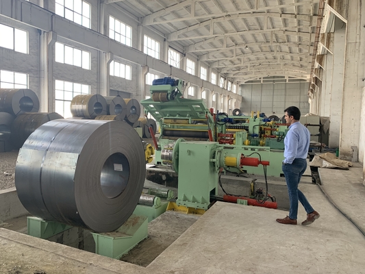 MA-(1~6) ×1600 mm stalen spoel snijlijn met 132KW spoel max. 30T snijsnelheid 60-100M/min